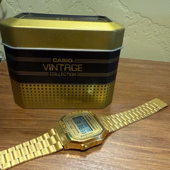 Casio Gold Digital Watch - Picture 1 of 6